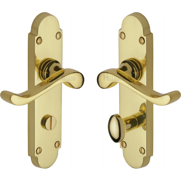 Heritage Brass Savoy Bathroom Door Handle Wayfair.co.uk
